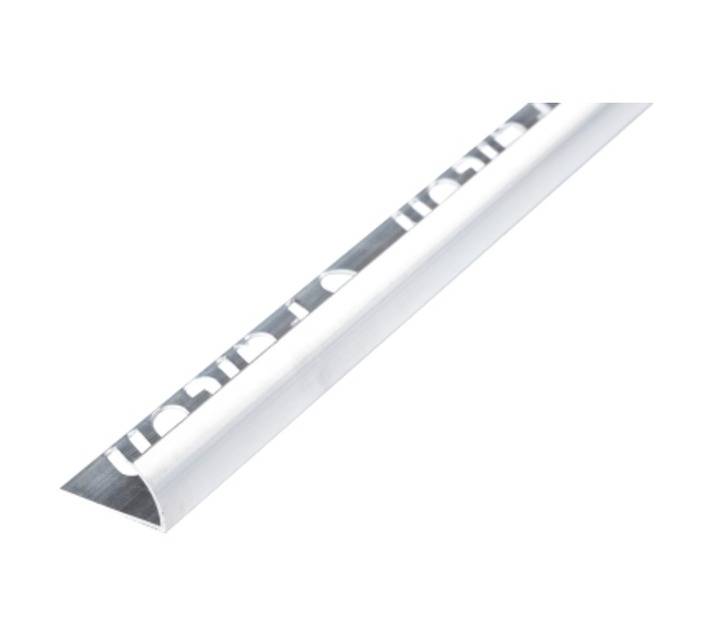 Falcon Tiling Aluminium Round Edge Trim - Silver (2500 x 10mm)