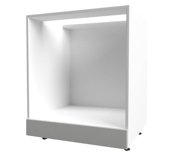 Home and Kitchen Base Unit Wrap Under Counter Oven Cabinet - Stone Grey (600mm)