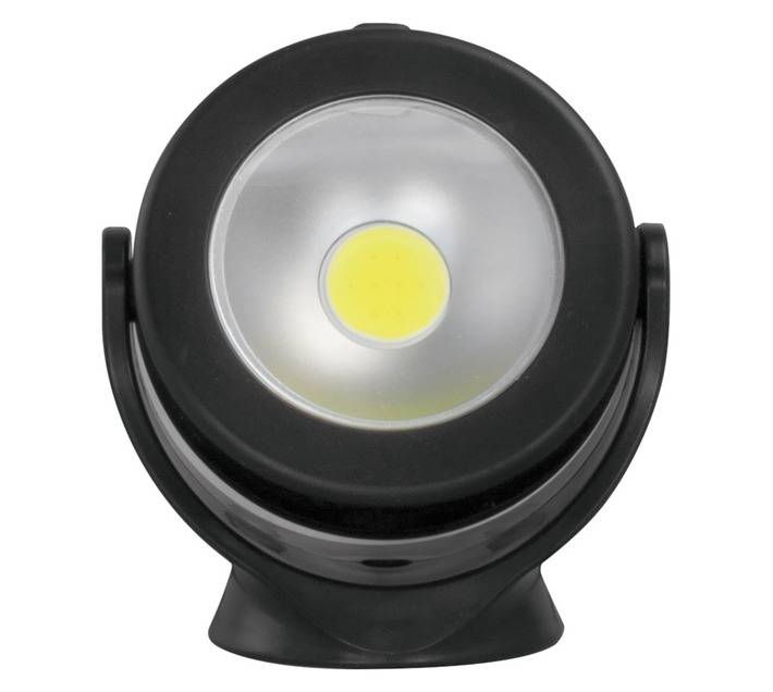 Tradequip Round LED Work Light - Black