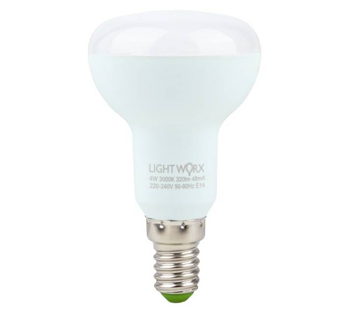 Lightworx LED R50 4w E14 - Warm White
