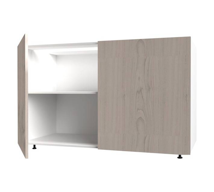 Home and Kitchen Base Unit Wrap Cabinet - Black Cherry (1200mm)