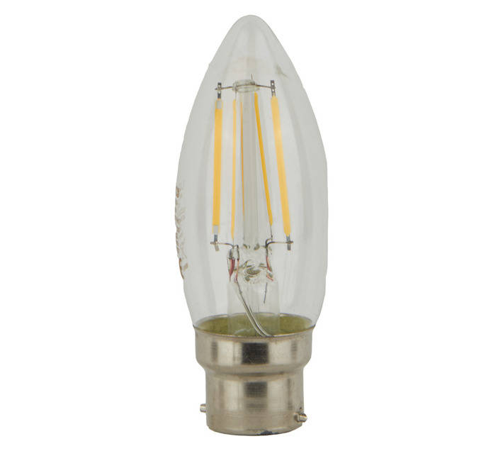 Luceco B22 Filament Dimmable Candle Lamp - Warm White (4w)