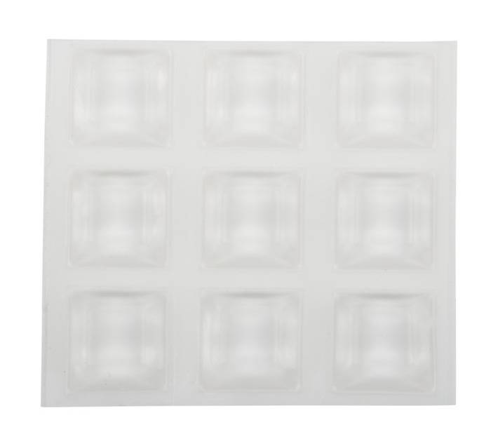 Safe Top Adhesive Bumper Square - Clear (20.5 x 20.5mm x 9 Pads)