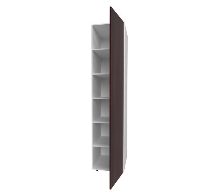 Home and Kitchen Base Unit Wrap Grocery Cabinet - Mahogany (450mm)