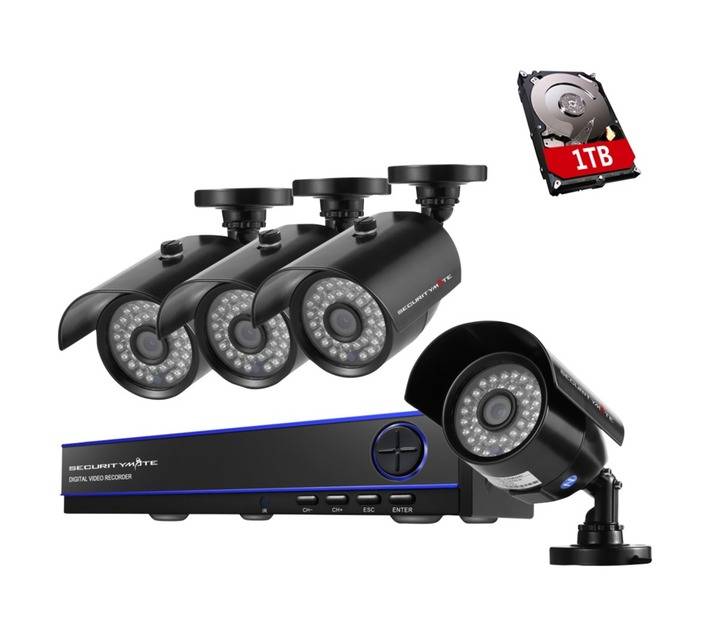 CCTV Kit 4 Channel DVR Includes 4 Cameras