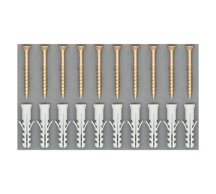 IKA Nylon Plug M8 x 40mm with Screw 5 x 50mm TP (10 Pack)