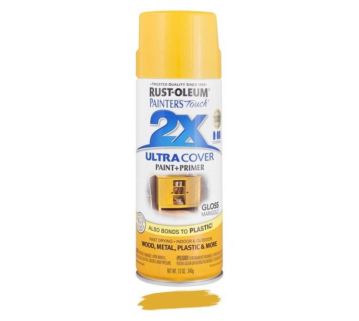 Rust-Oleum Spray Paint Touch 2X Ultra Cover - Gloss Marigold (340g)
