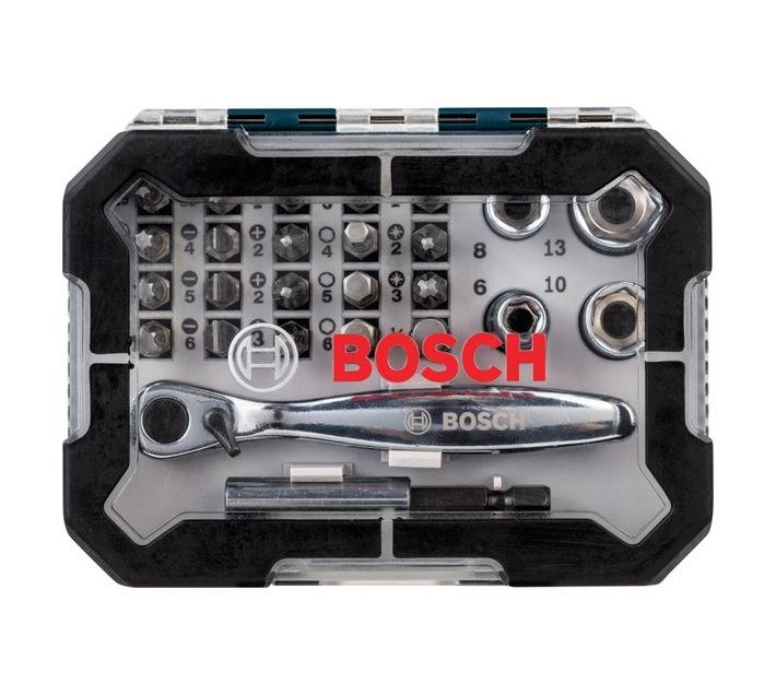 Bosch 26 Piece Screwdriver Bit and Ratchet Set