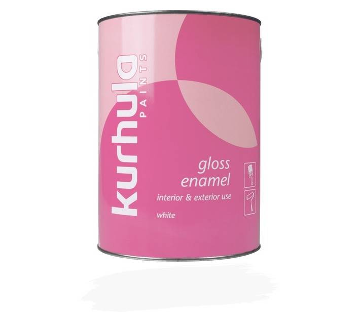 Kurhula Gloss Enamel Paint - White (5L)