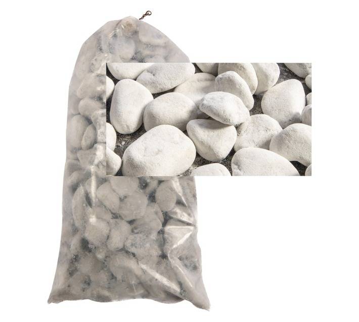 Large Pebbles - Tumble White (16kg)