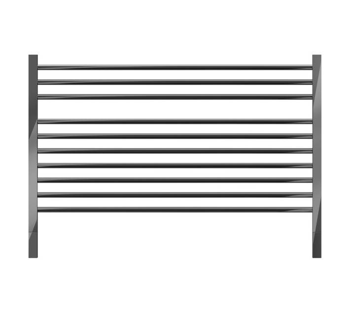 Jeeves ZAQ0400GR Quadro Q Heated Towel Rail - Black (118 x 400 x 690mm)