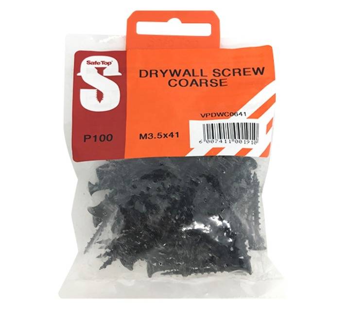 Safe Top VDS641 100 x Self Tapping Screws (6 x 41mm)