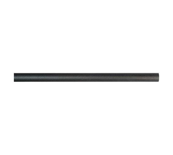 Design House 28PSSEC15MB Single Pole - Matt Black (1500 x 28mm)