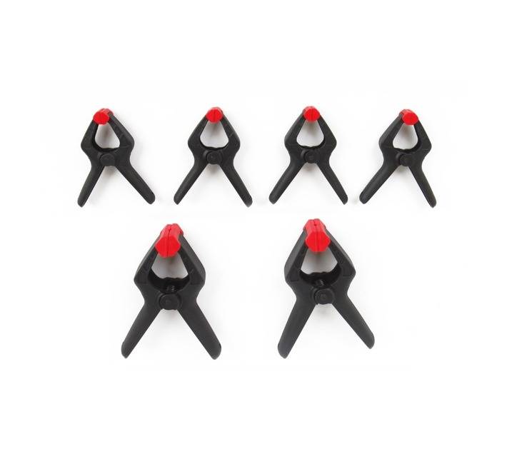 Mastercraft 6 x Plastic Clamps (2 x 1.4 x 3/4 inch)