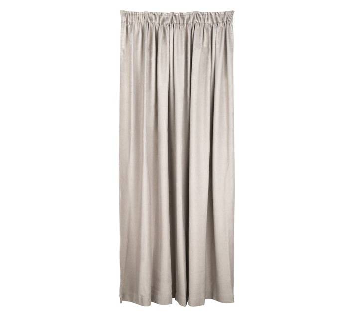 Design House Jacquard Taped Curtain - Natural (2600 x 2500mm)