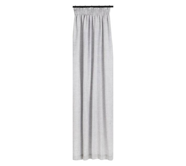 Design House Poetry Taped Curtain - Grey (1400 x 2180mm)