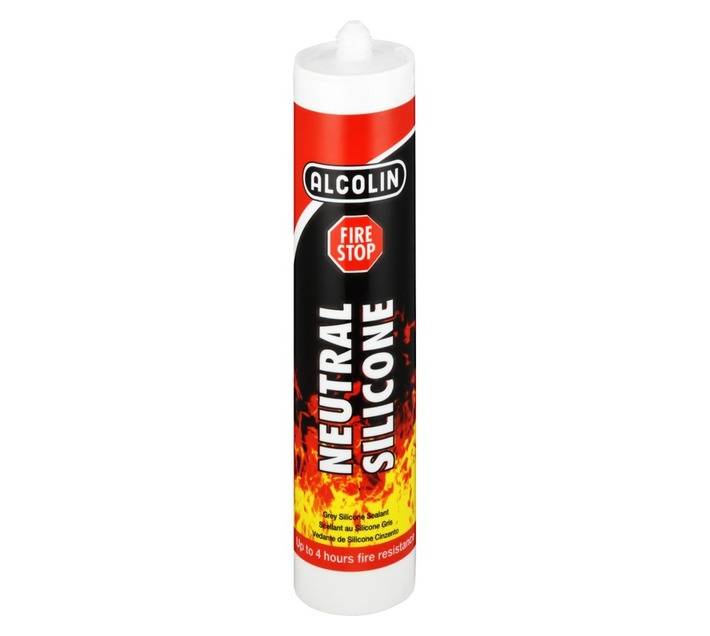 Alcolin Fire Stop Neutral Silicone - Grey (300ml)