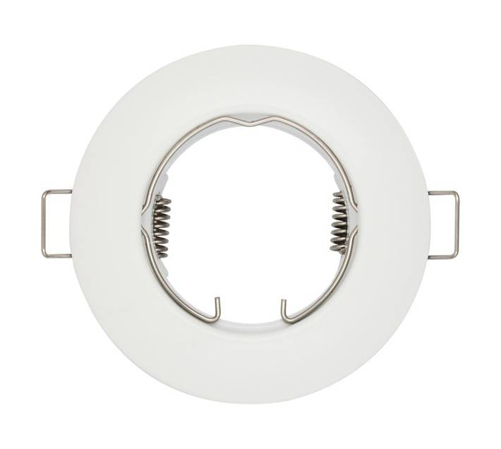Lightworx GU10 SPOT-05-C-W Fixture Round Downlight - White