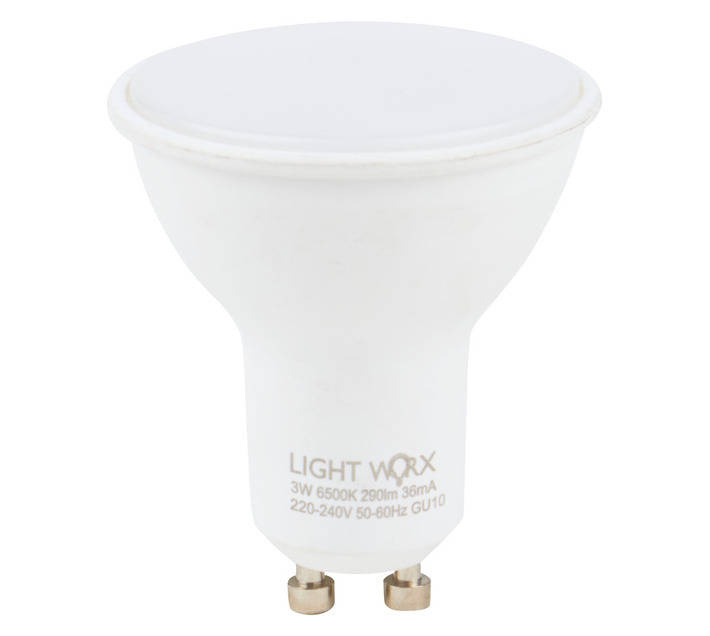 Lightworx LED GU10 3w - Cool White