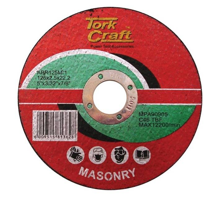 Tork Craft Masonry Cutting Disc (125 x 2.5mm)