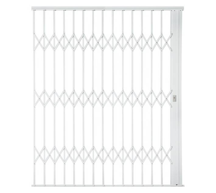 Xpanda Alu-Glide Plus Security Gate - White (2500 x 2150mm).