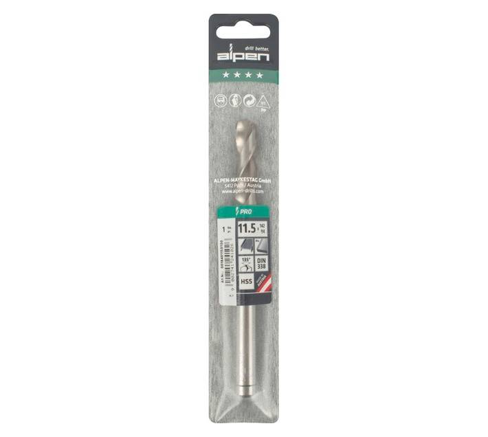 Alpen HSS Pro Split Point Jobber Drill Bit (142 x 11.5mm)