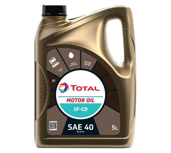 Total SF SAE40 3B Motor Oil (5L)