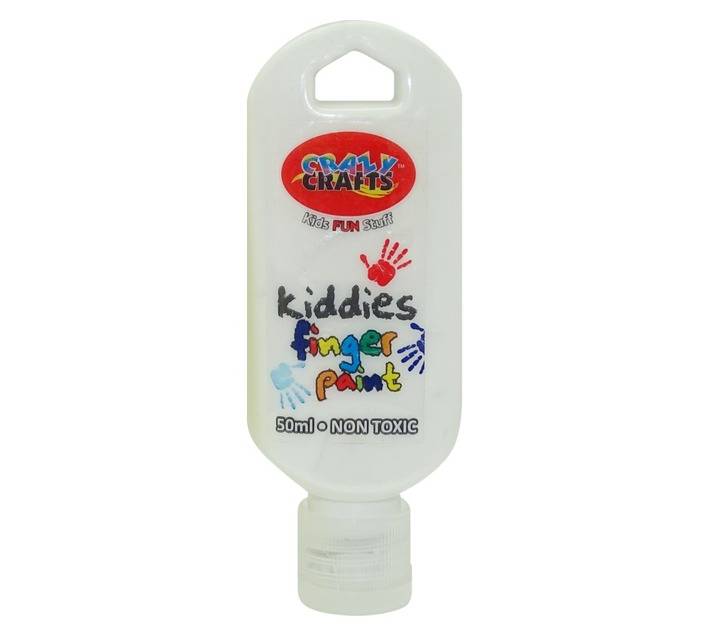 Acrilex Kiddies Finger Paint - White (50ml)