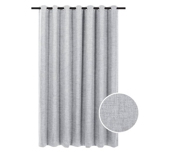 Design House Textured Blockout Eyelet Curtain (2300 x 2230mm)