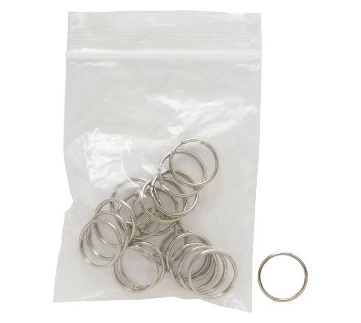 Jaguar 20 x Keyrings - Silver (19 x 19 x 19mm)