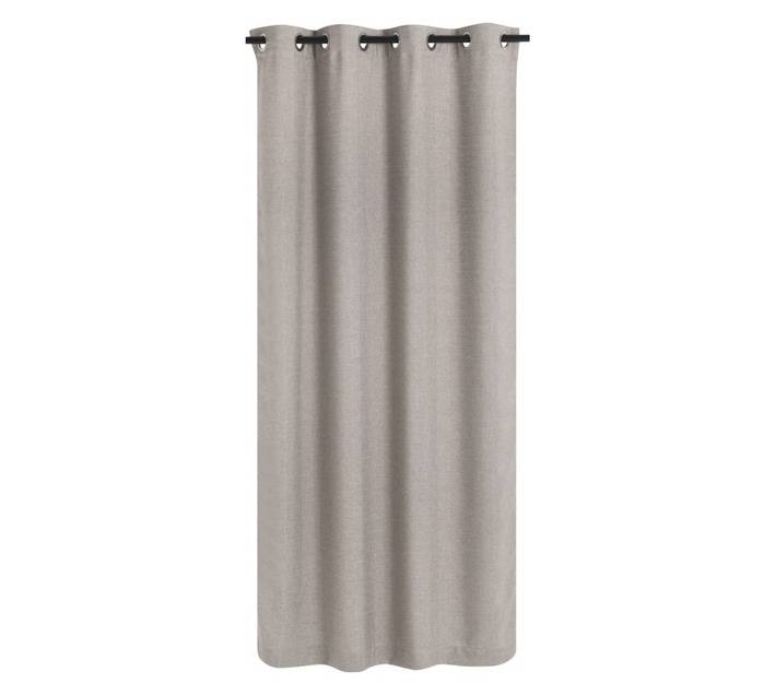 Design House Sublime Eyelet Curtain - Platinum (2300 x 2500mm)