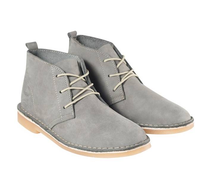 Bata Ladies Nubuck Safari Shoe - Charcoal (Size 4)