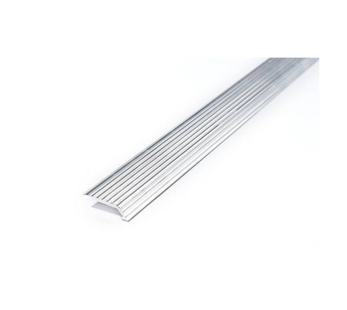 Falcon Tiling Aluminium Tread Reducer Trim - Silver (2500 x 6mm)