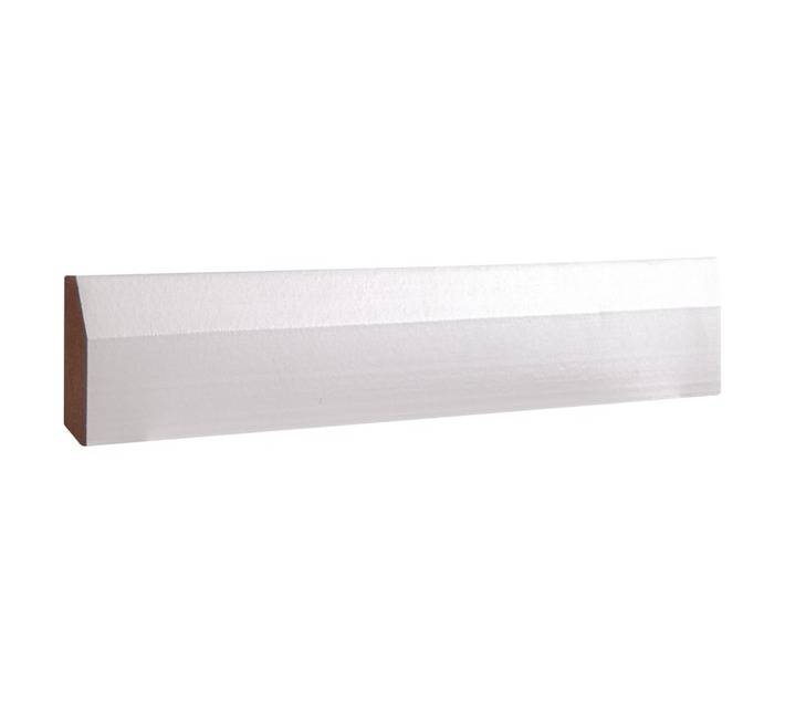 Finishing Touches Chamfer Skirting - White (2700 x 100 x 12mm)