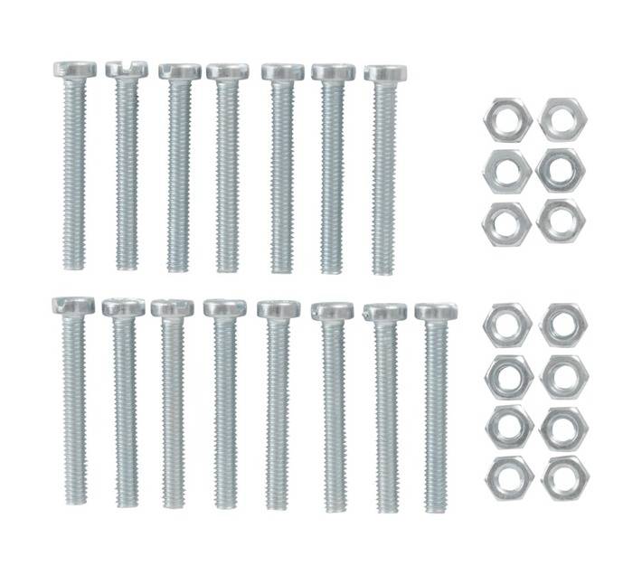 Eureka 4 x 30mm Machine Screw and Nut Cheesehead (12 Pack)