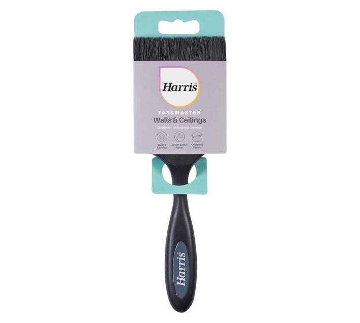 Harris Taskmaster Paintbrush - Black/Orange (75mm)