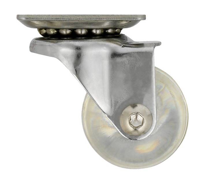Hillaldam 870261 Transparent Plated Castor (35mm)