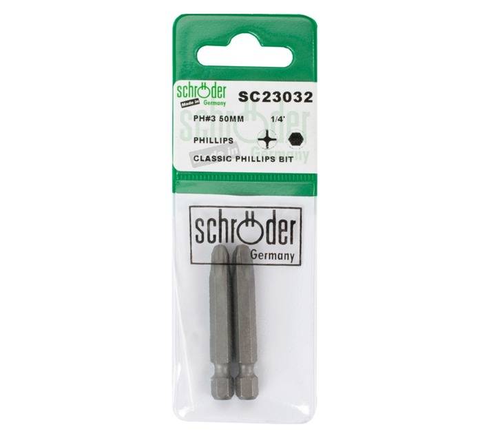 Phillips SC23032 2 x No.3 Classic Drill Bit (3 x 50mm)