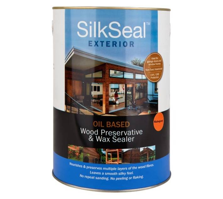 Silkseal Wood Preservative - Mahogany (5L)