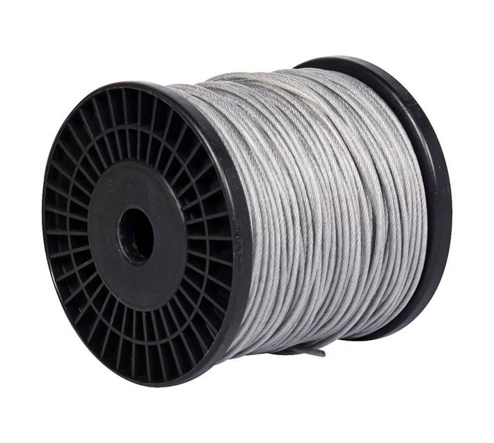 Krafft CH-WIRE04 PVC Coated Wire Rope - Silver (1.5mm) (Per Meter)
