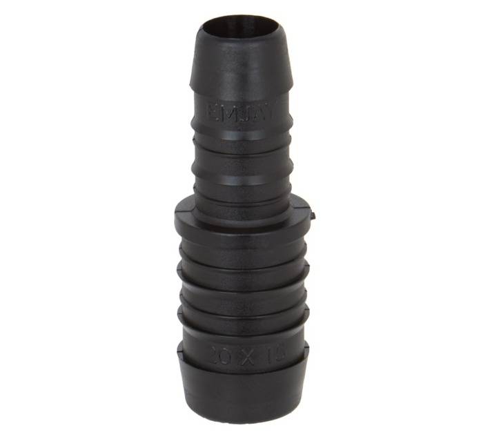 Emjay Insert Nylon Coupling Reducer - Black (20 x 15mm)