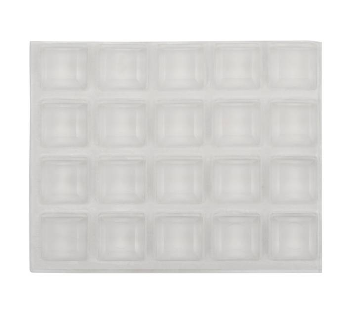 Safe Top Adhesive Bumper Square - Clear (12.5 x 12.5mm x 20 Pads)