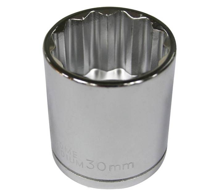 Mastercraft Â½" Drive 12 Point Socket (30mm)