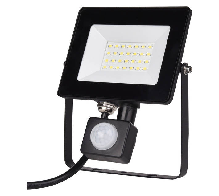 Lightworx LED Flood and Security Light with Sensor - Black (20w)