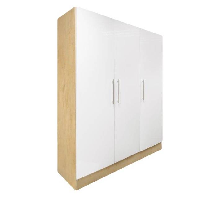 Home and Kitchen High Gloss Two Tone Built-In Cupboard (1820 x 500 x 2100mm)