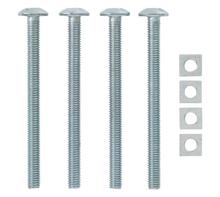 Eureka 6 x 75mm Gutter Bolt and Nut (4 Pack)