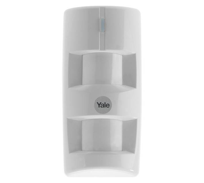 Yale External Motion Detector - White (62 x 113 x 222mm)