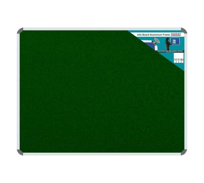 Parrot Products BD0770G Aluminium Frame Information Board - Green (2000 x 1200mm)