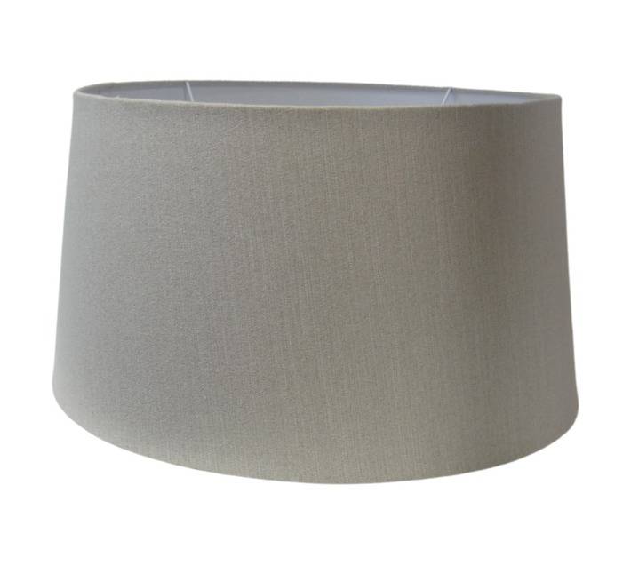 Design House Tapered Drum Lamp Shade - Cement Grey (440mm)