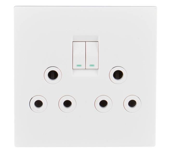 Crabtree CT15222 Topaz Switch and Socket (35 x 100 x 100mm)